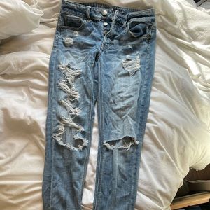 American Eagle ripped jeans
